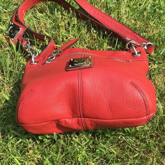 NWOT $155 Tignanello | Leather Crossbody in Red - Picture 5 of 8